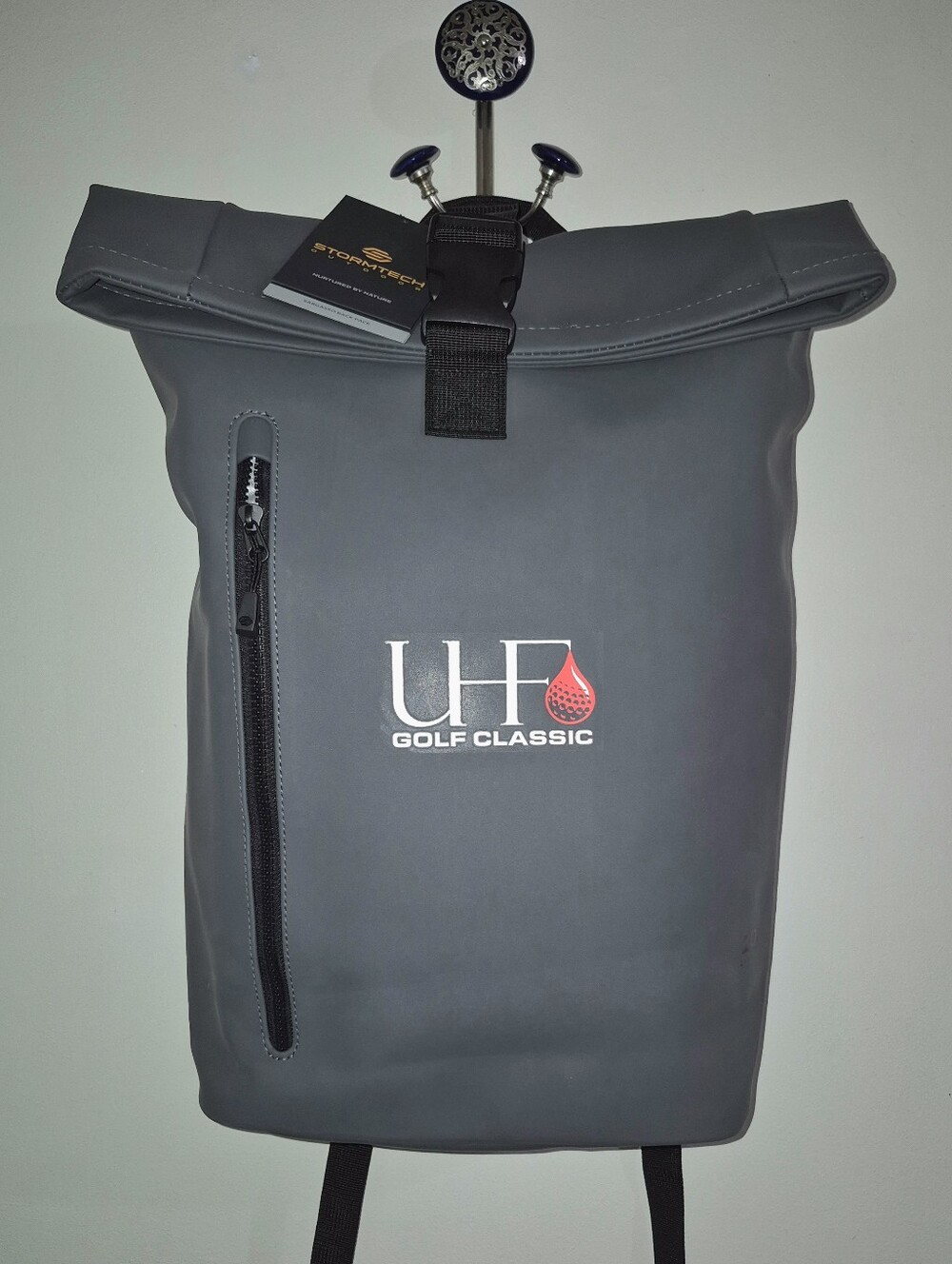 New UHF Golf Classic Stormtech Sargasso 28L Graphite Rolltop Backpack Waterproof